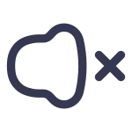 Volume Cross SVG Icon